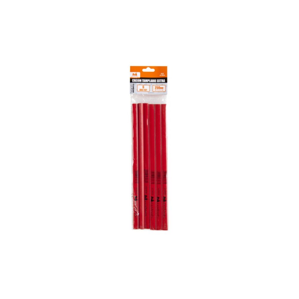 Set 6 creioane tâmplărie Evotools HGT673938, lungime 250 mm - imagine 2