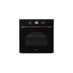 Cuptor încorporabil electric Nobeltek NBIO-975DRANT, 60 l, Clasa A, Negru Rustic