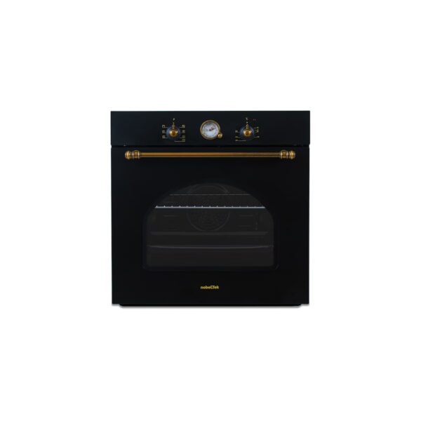Cuptor încorporabil electric Nobeltek NBIO-975DRANT, 60 l, Clasa A, Negru Rustic - imagine 1