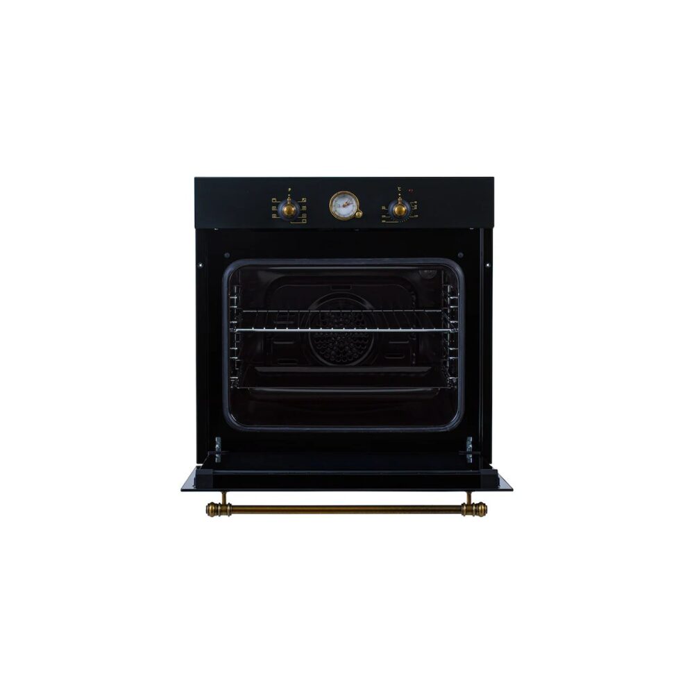 Cuptor încorporabil electric Nobeltek NBIO-975DRANT, 60 l, Clasa A, Negru Rustic - imagine 2
