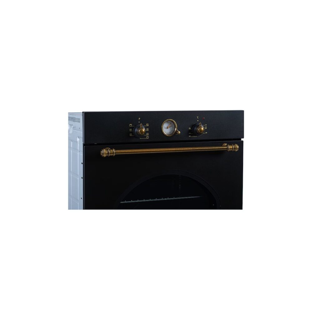 Cuptor încorporabil electric Nobeltek NBIO-975DRANT, 60 l, Clasa A, Negru Rustic - imagine 4