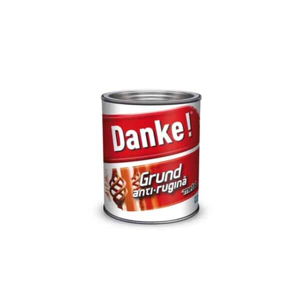 Grund anti-rugină pentru metal Danke, Roșu Oxid, 0.75L - imagine 1