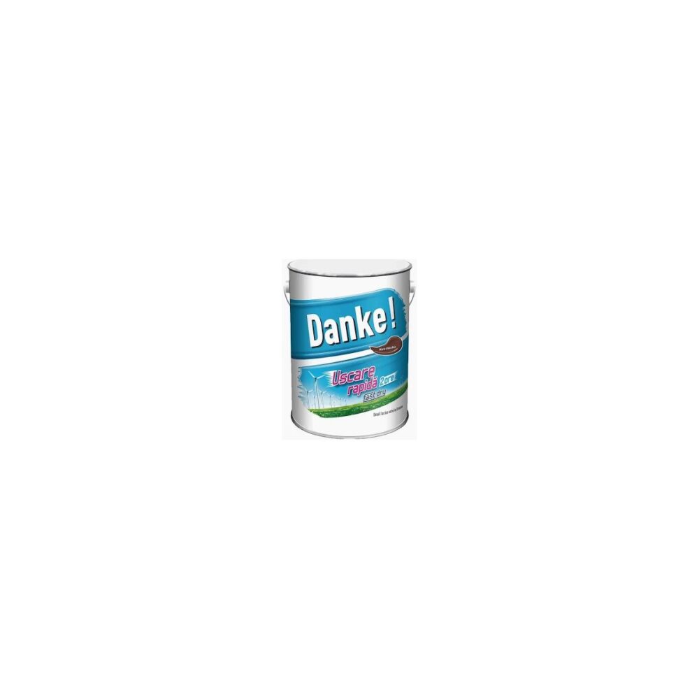 Vopsea email Danke!, maro deschis, 2.5 L, uscare rapidă - imagine 1