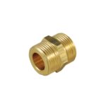 Niplu dublu din alamă 1 inch
