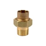 Racord olandez din alamă pentru cupru, 22 mm x 3/4" FE