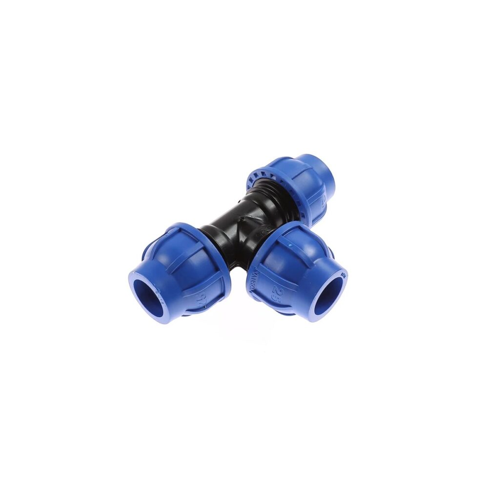 Teu egal compresiune Valrom pentru țeavă PEHD, diametru 40 mm - imagine 1