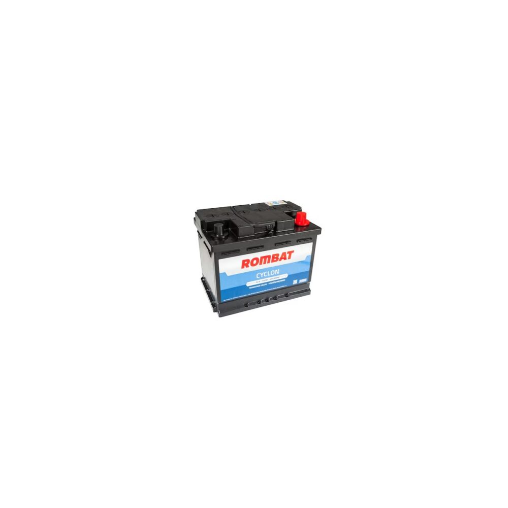 Acumulator auto Rombat Cyclon 12V 55Ah 450A, Borna Dreapta - imagine 1