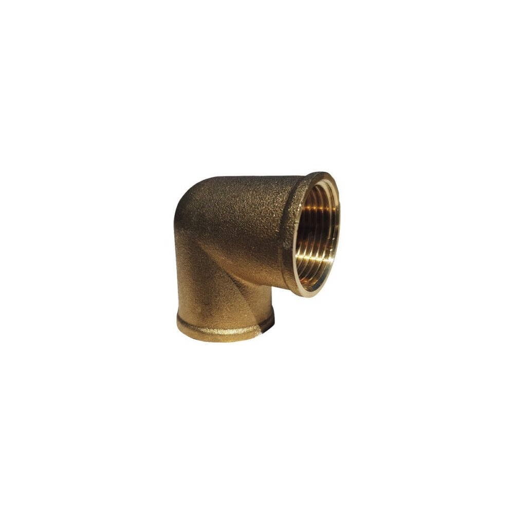 Cot din alamă 3/4 inch FI-FI pentru instalații sanitare - imagine 1