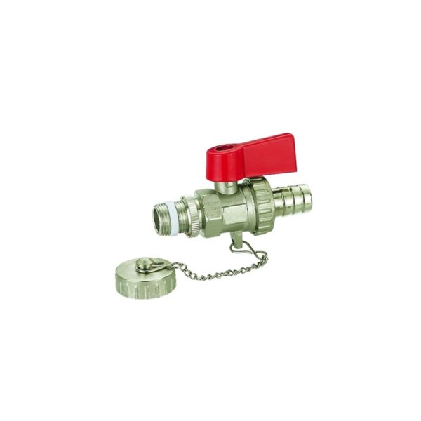 Robinet de golire Gobe 1/2" cu dop și lănțișor - imagine 1