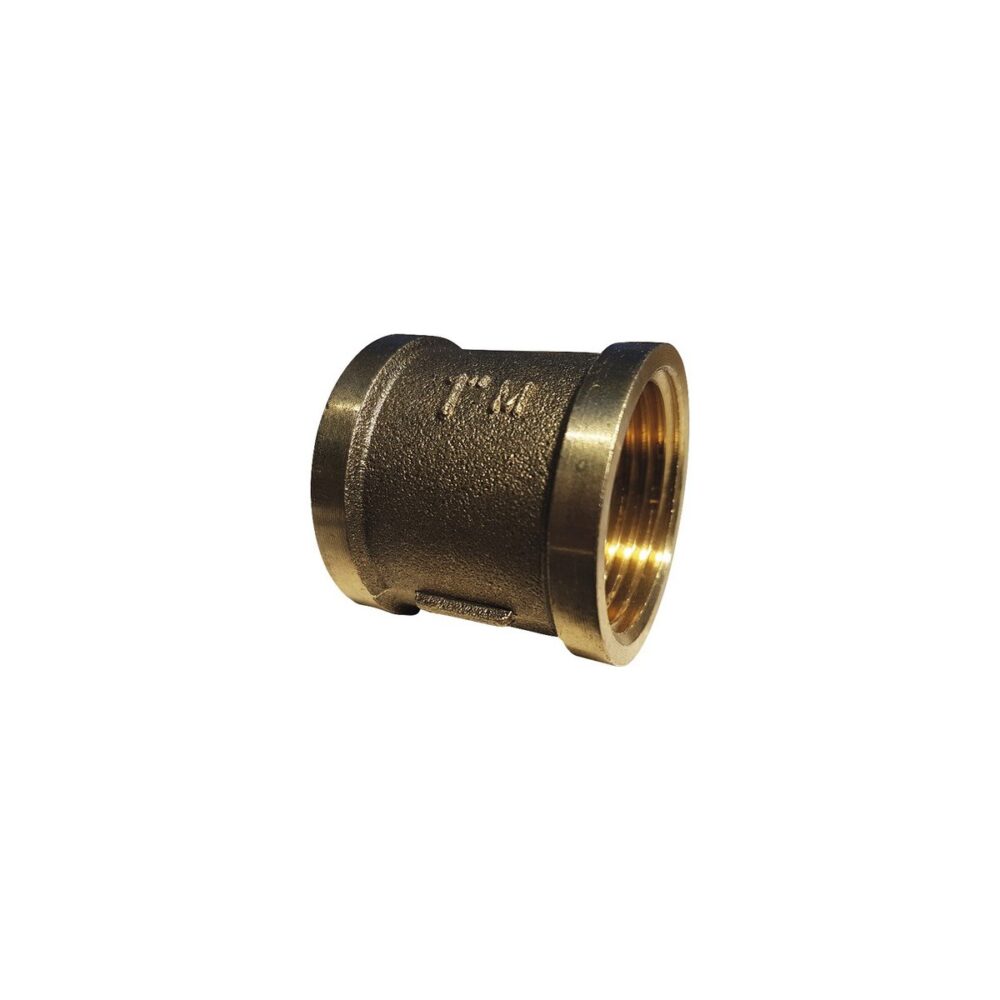 Mufă din alamă pentru instalații, filet interior 3/4" - imagine 1