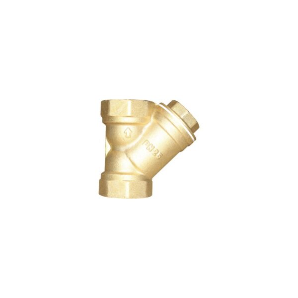 Filtru Y din alamă pentru impurități, 1/2 inch, PN25 - imagine 1