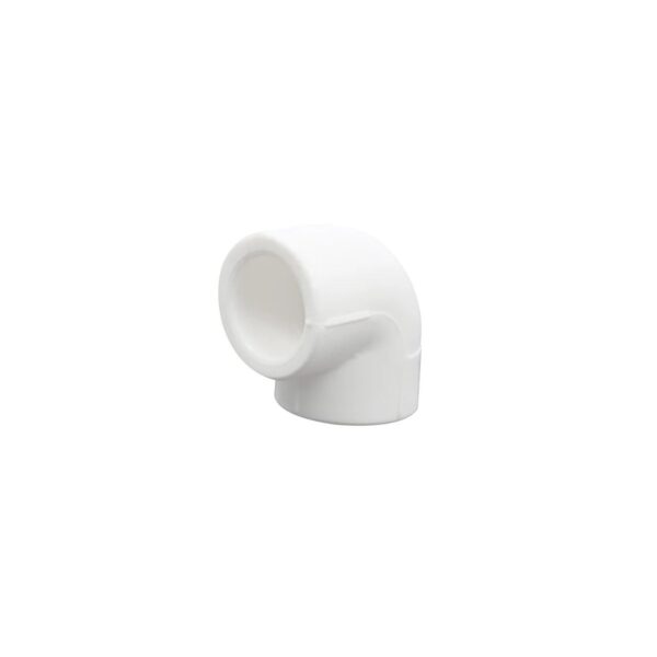Cot PPR 90 grade, diametru 40 mm, alb - imagine 1