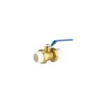 Robinet sferă din alamă pentru PPR, diametru 25 mm, egal