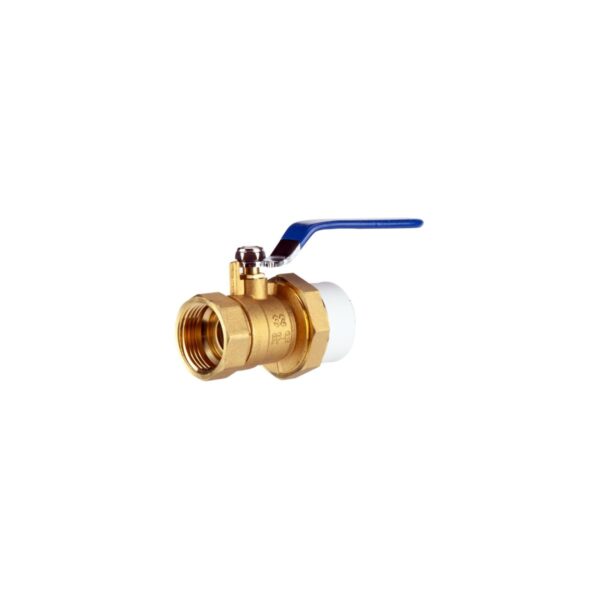 Robinet sferă PPR cu corp din alamă, 25 mm x 3/4" FI - imagine 1