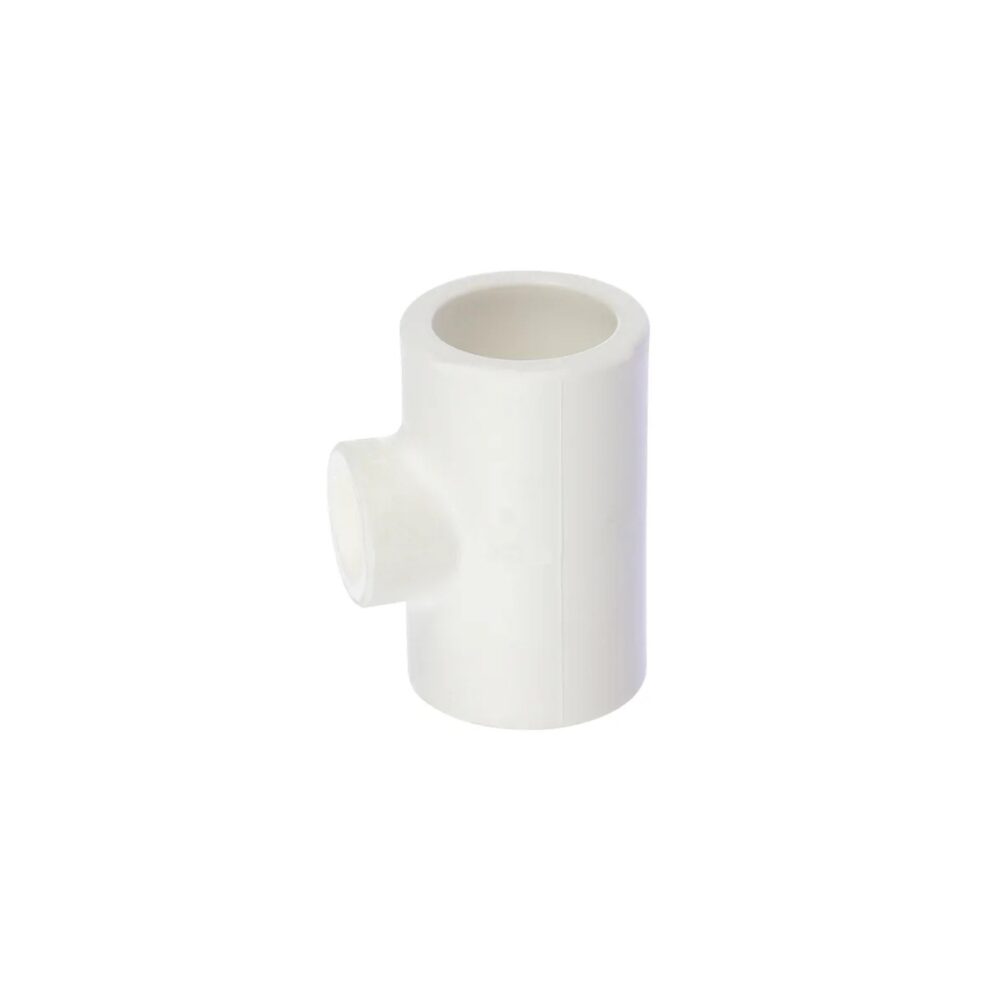 Teu redus PPR 25 x 20 x 25 mm, alb - imagine 1