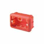 Doză de aparat Gewiss GW24403, 3 module, pentru zidărie