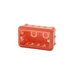 Doză modulară Gewiss GW24404 pentru zidărie, 4 module