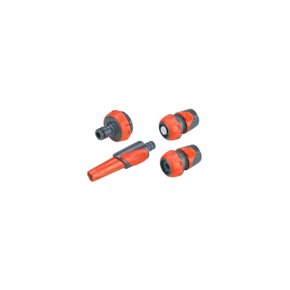 Set duză de stropit reglabilă Evotools 1/2 inch cu accesorii, 4 piese - imagine 1