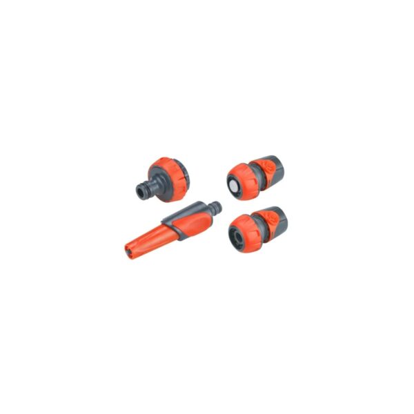 Set duză de stropit reglabilă Evotools 1/2 inch cu accesorii, 4 piese - imagine 1