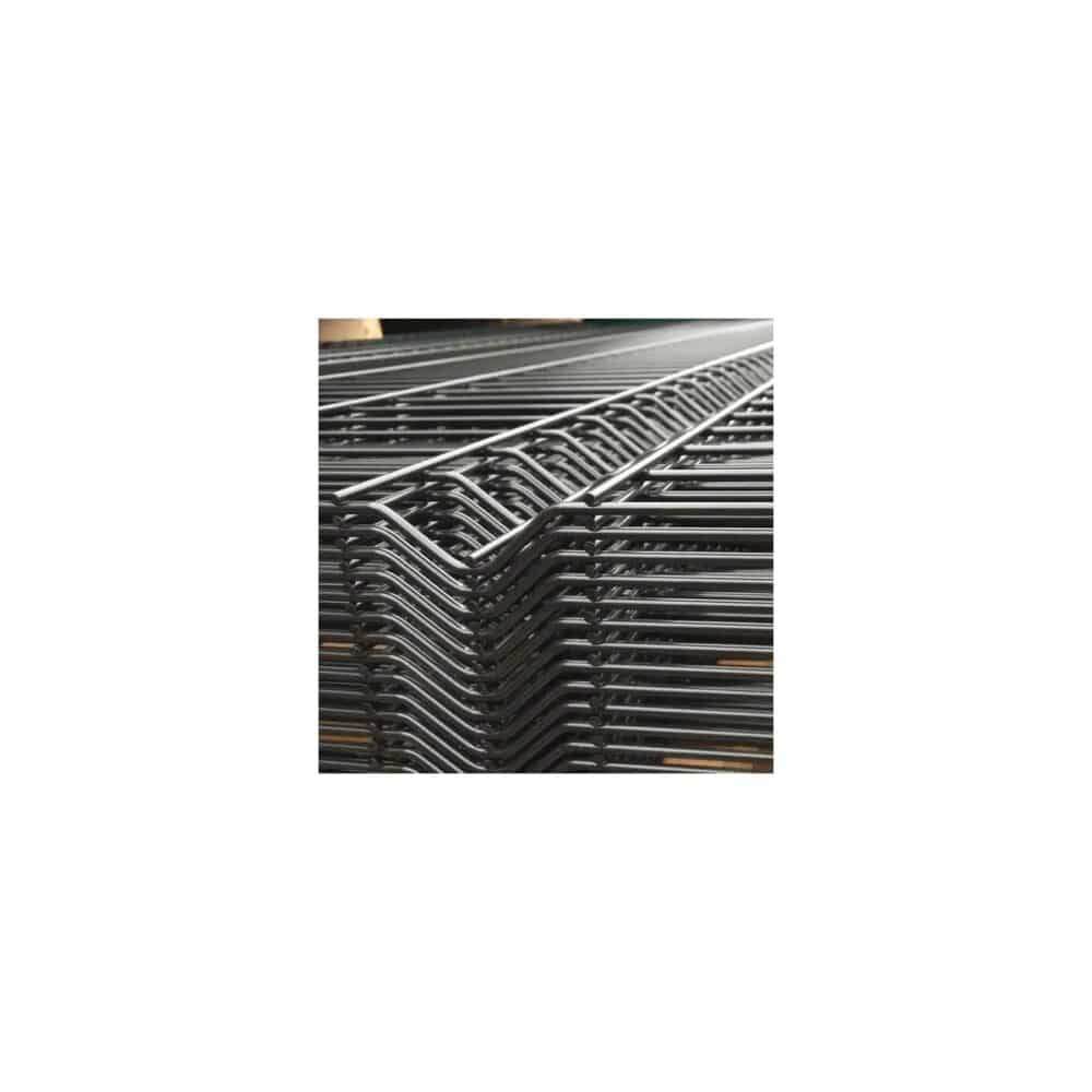 Panou gard bordurat gri antracit, 1.5 x 2 m, grosime fir 4.2 mm - imagine 1
