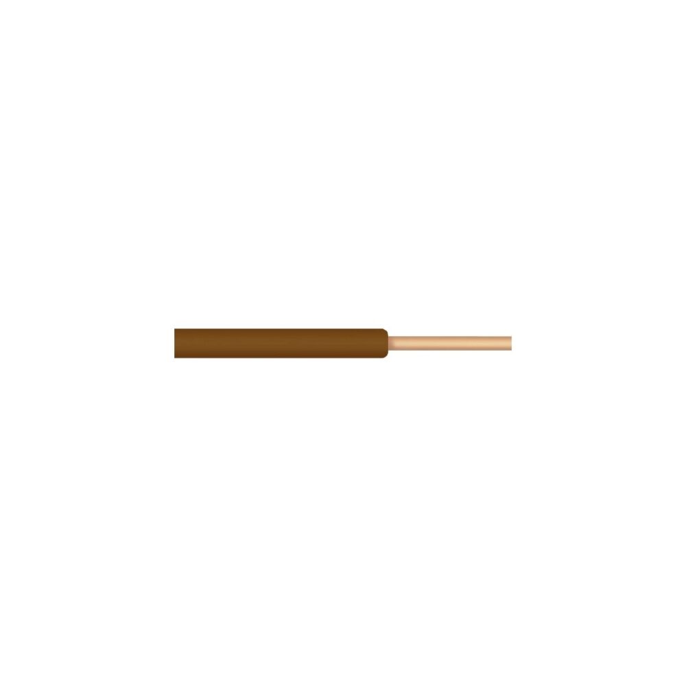 Conductor electric flexibil (litat) 2.5 mm², maro - imagine 1