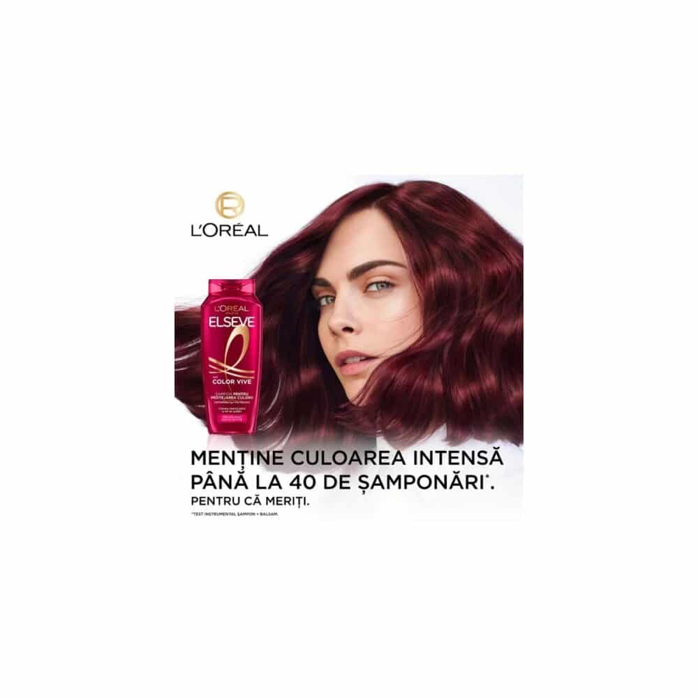 Șampon L'Oréal Paris Elseve Color Vive pentru păr colorat, 400 ml - imagine 2
