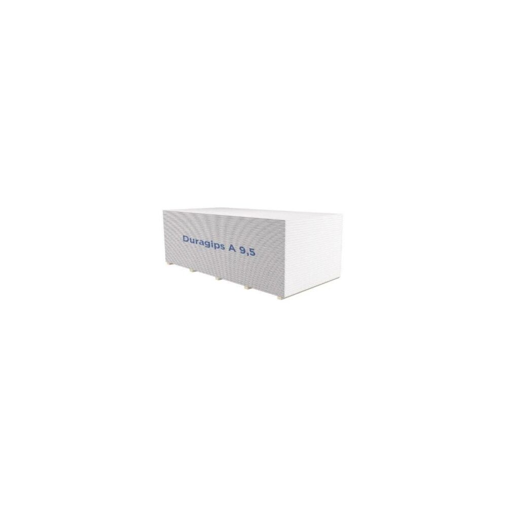 Placă gips-carton Duragips A, 9.5 mm, Albă - imagine 1