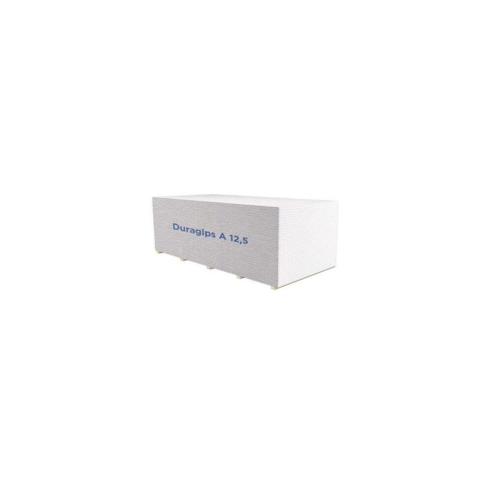 Placă gips-carton Duragips A 12.5 mm, Albă - imagine 1