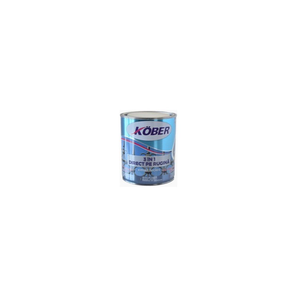 Email 3 în 1 Kober Direct pe Rugină, Argintiu Hammer, 0.75L - imagine 1