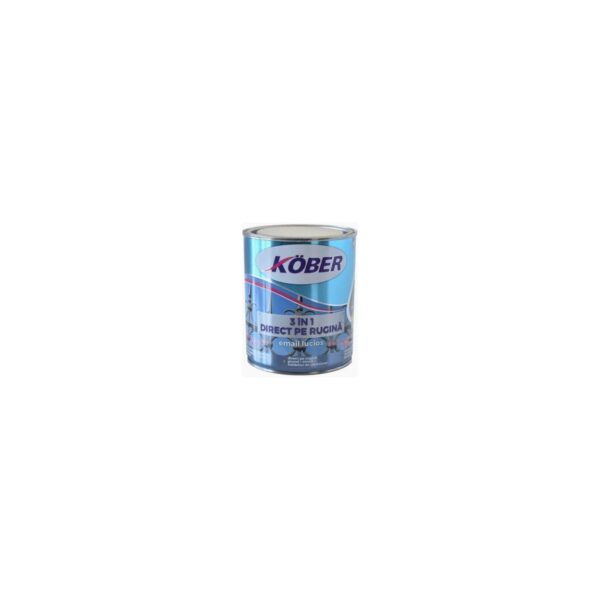 Email 3 în 1 Kober Direct pe Rugină, Argintiu Hammer, 0.75L - imagine 1