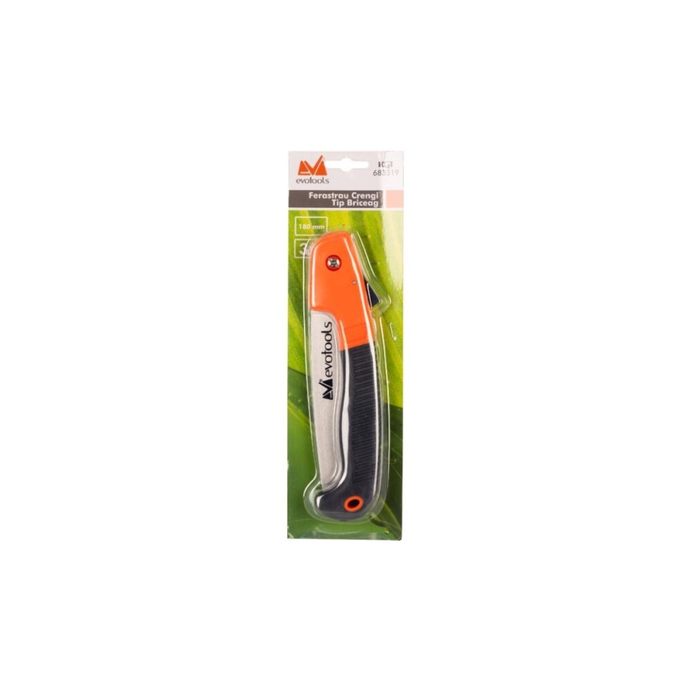 Ferăstrău pentru crengi tip briceag Evotools HGT 683319, 180 mm - imagine 2