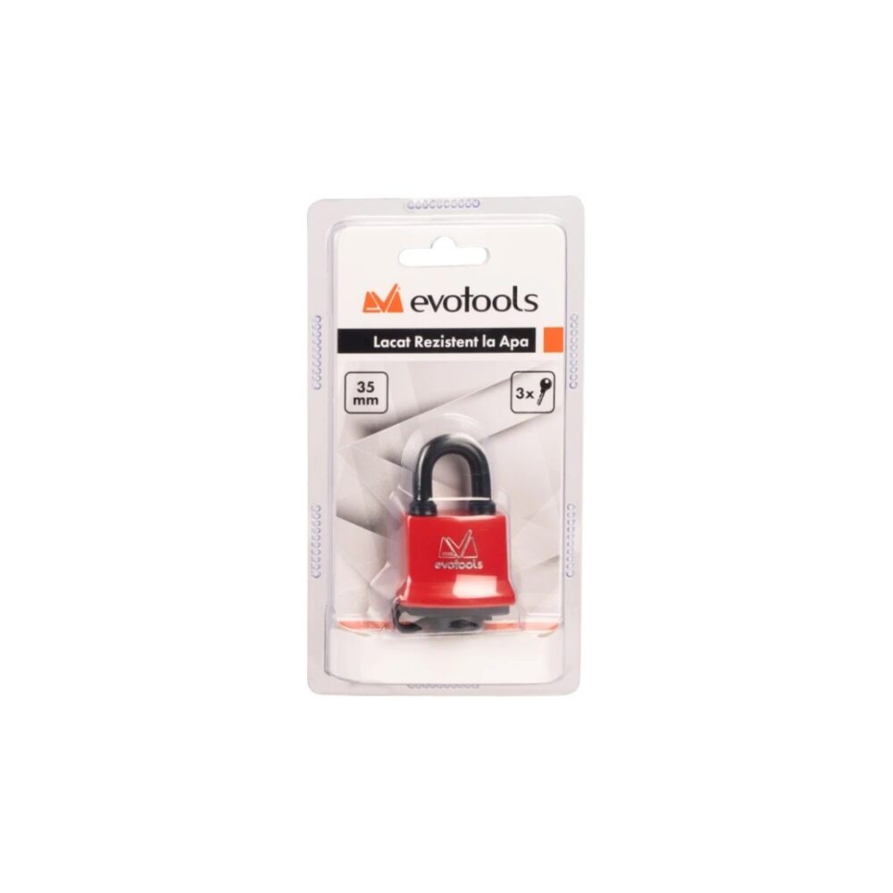Lacăt rezistent la apă Evotools 50 mm, HGT683434 - imagine 2