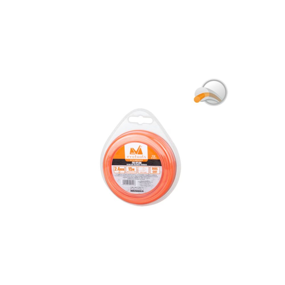 Fir motocoasă rotund Evotools, 2.7 mm, 15 m - imagine 1
