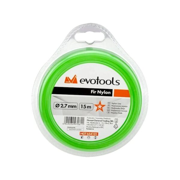 Fir motocoasă Evotools Trigon, 3 mm, 15 m - imagine 1
