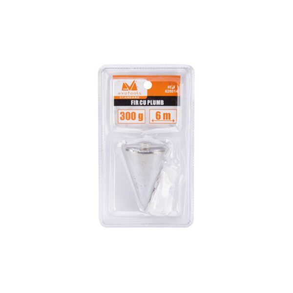 Fir cu plumb Evotools Standard 628014, 300 g, lungime 6 m - imagine 1