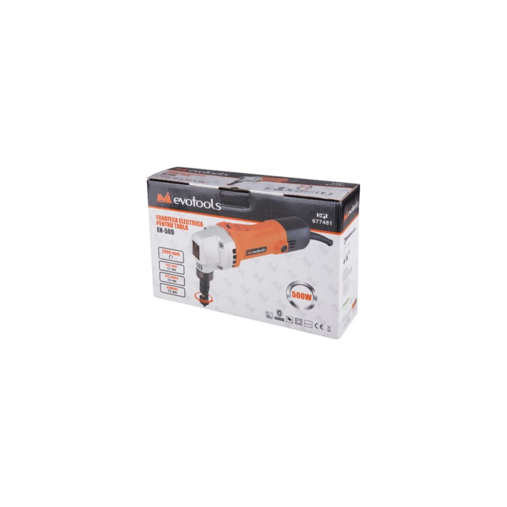 Foarfecă electrică pentru tablă Evotools EN-500, 500W, 2000 opm - imagine 3
