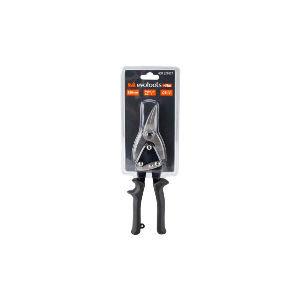 Foarfecă pentru tablă Evotools HGT622037, tăiere dreapta, 250 mm - imagine 2