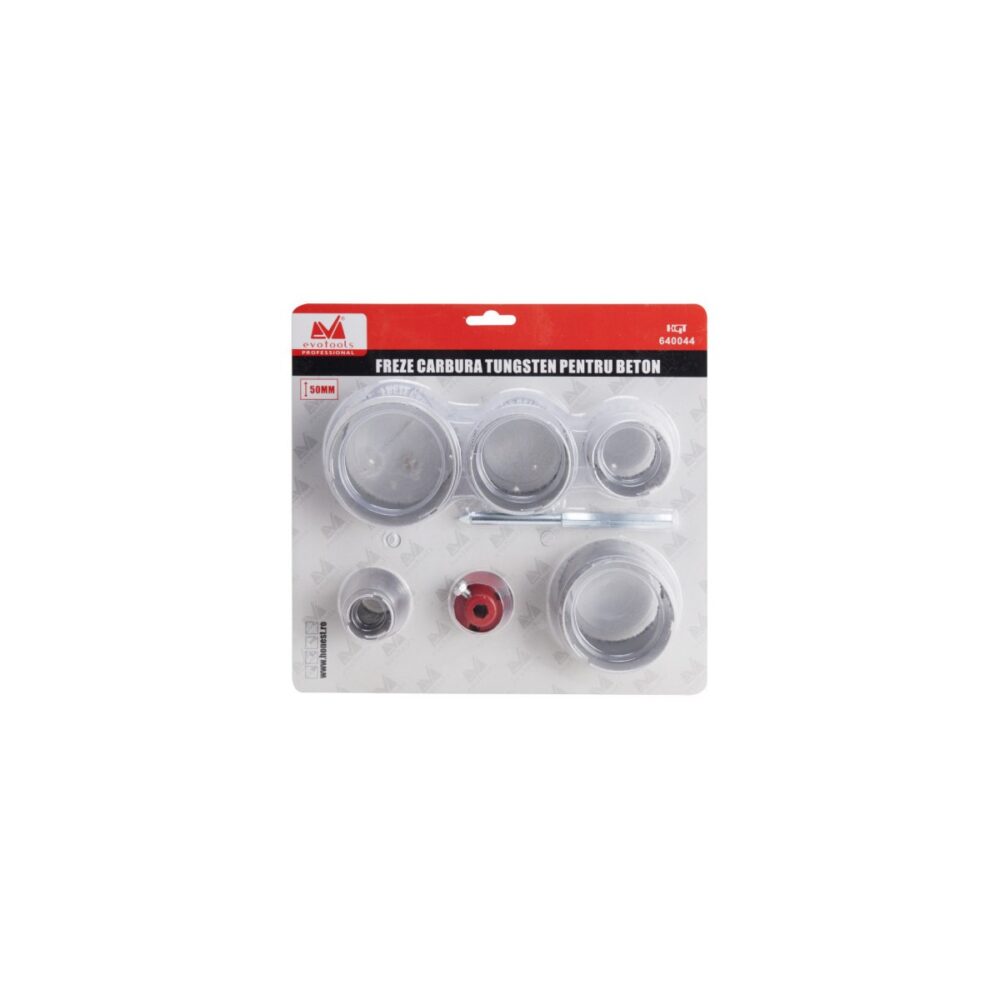Set 5 freze carotă pentru beton Evotools HGT 640044, carbură tungsten - imagine 2