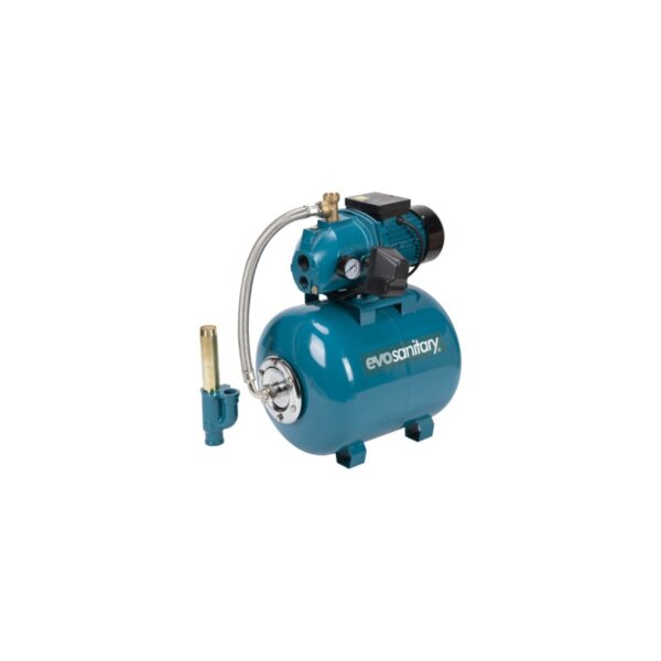 Hidrofor cu ejector Evosanitary JET MQ 370D, 750W, 24 litri - imagine 1