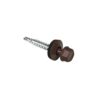 Șurub autoforant pentru tablă Sentosa, cap hexagonal, 4.8 x 35 mm, RAL 8017 - imagine 1