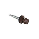 Șurub autoforant pentru tablă Sentosa, cap hexagonal, 4.8 x 35 mm, RAL 8017