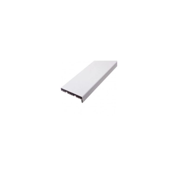 Glaf interior din PVC, alb, 25 cm x 3 m - imagine 1