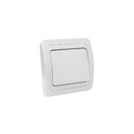 Întrerupător simplu Comtec alb, model MF001206001