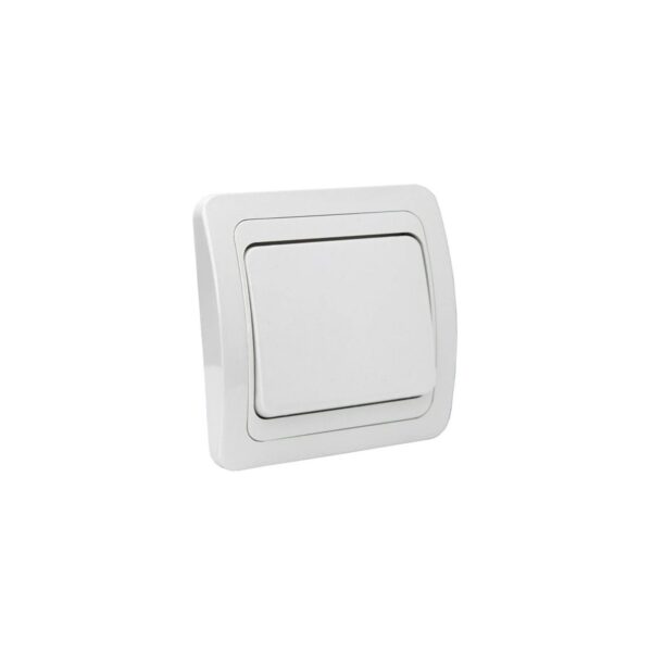 Întrerupător simplu Comtec alb, model MF001206001 - imagine 1