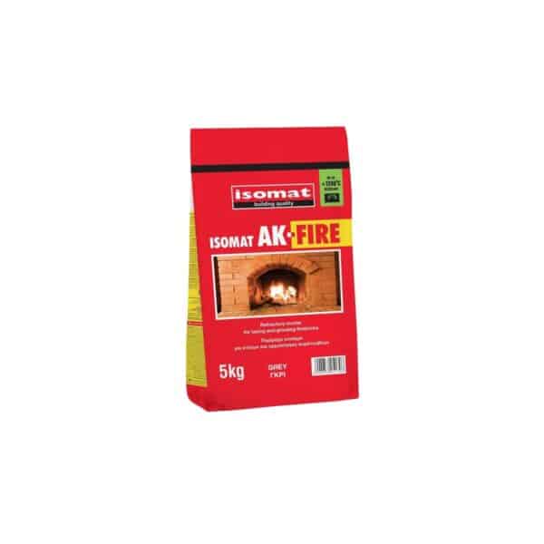 Mortar refractar Isomat AK-FIRE, gri, 5 kg, rezistent la 1200°C - imagine 1