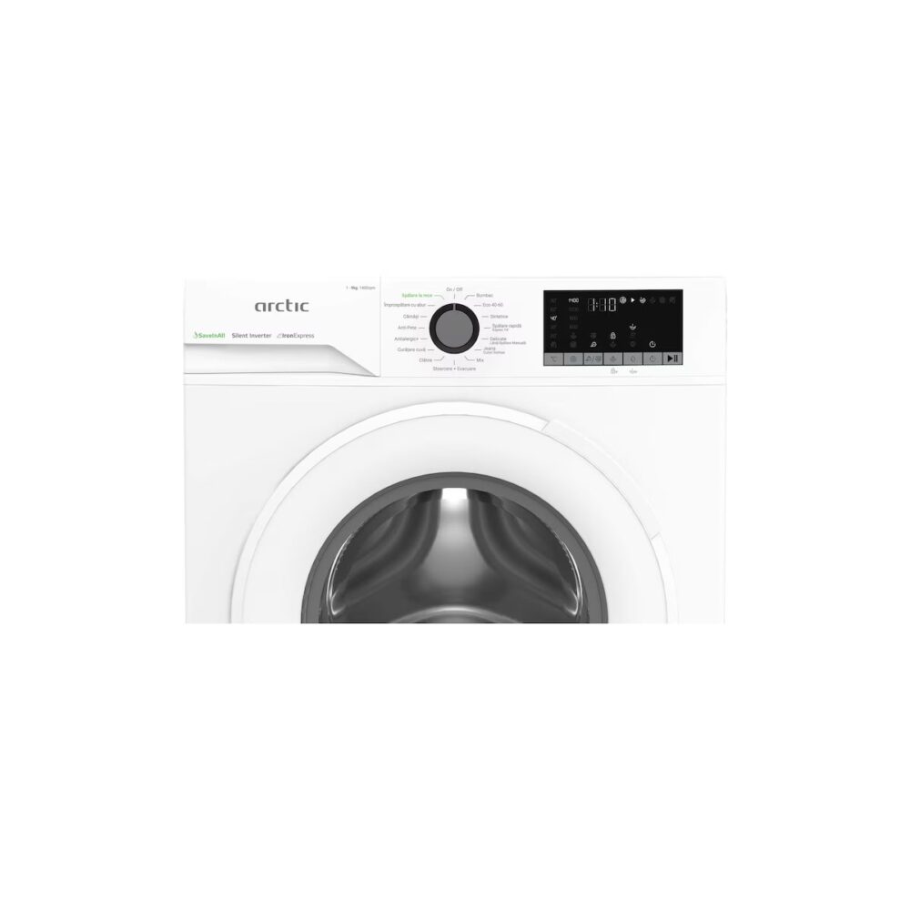Mașină de spălat rufe Arctic APLM2WFSU29412W, 9 kg, 1400 RPM - imagine 3