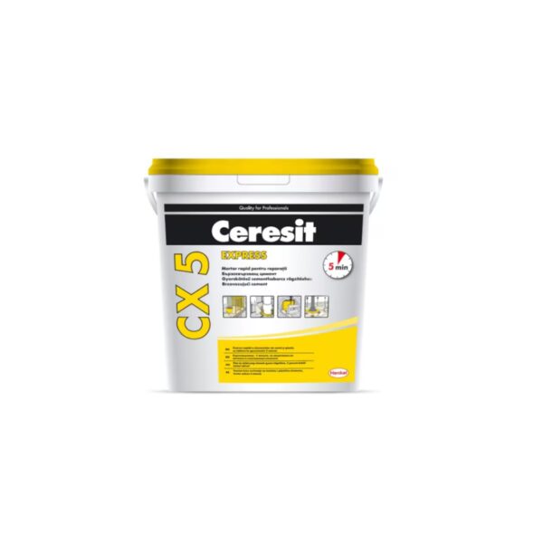Mortar rapid pentru reparații Ceresit CX 5 Express, 5 kg - imagine 1