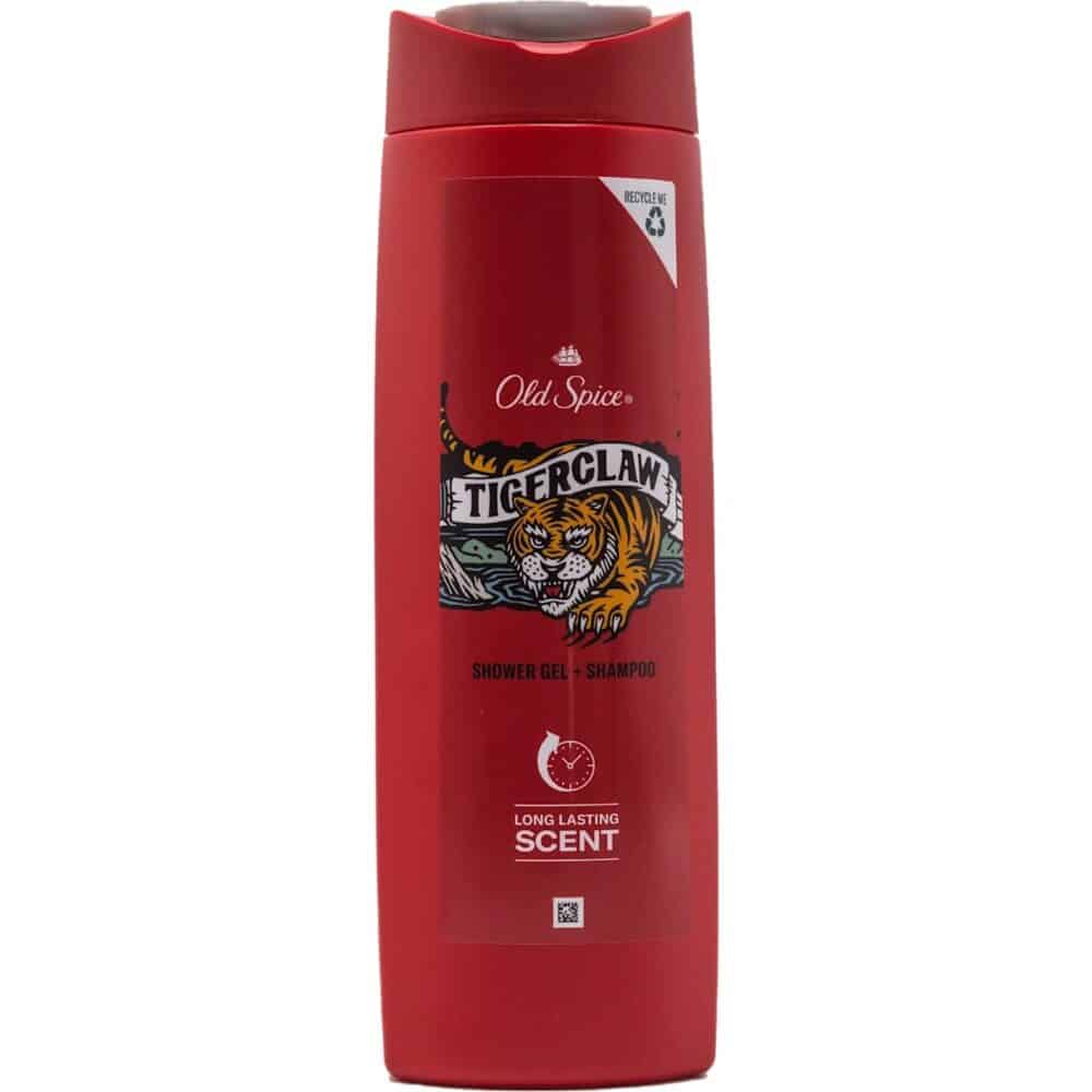 Gel de duș și șampon Old Spice Tigerclaw, 400 ml - imagine 1