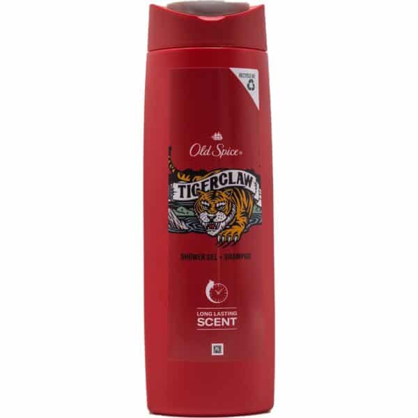 Gel de duș și șampon Old Spice Tigerclaw, 400 ml - imagine 1