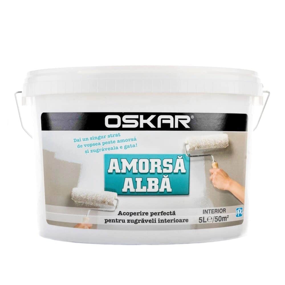 Amorsă albă Oskar pentru interior, 5 L - imagine 1